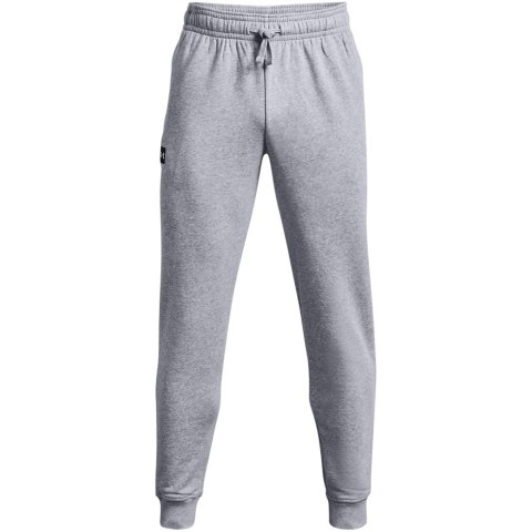 Spodnie męskie Under Armour Rival Fleece Jogger jasnoszare 1357128 011 Spodnie męskie Under Armour Rival Fleece Jogger jasnoszare 1357128 011