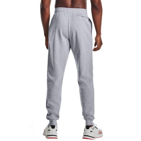 Spodnie męskie Under Armour Rival Fleece Jogger jasnoszare 1357128 011 Spodnie męskie Under Armour Rival Fleece Jogger jasnoszare 1357128 011