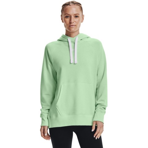 Bluza damska Under Armour Rival Fleece HB Hoodie zielona 1356317 335 Bluza damska Under Armour Rival Fleece HB Hoodie zielona 1356317 335