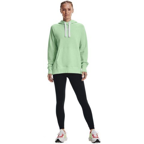 Bluza damska Under Armour Rival Fleece HB Hoodie zielona 1356317 335 Bluza damska Under Armour Rival Fleece HB Hoodie zielona 1356317 335