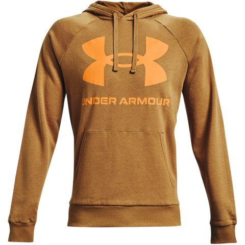 Bluza męska Under Armour Rival Fleece Big Logo HD brązowa 1357093 277 Bluza męska Under Armour Rival Fleece Big Logo HD brązowa 1357093 277