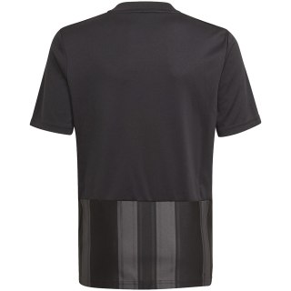 Koszulka dla dzieci adidas Striped 21 Jersey czarno-szara GN7634