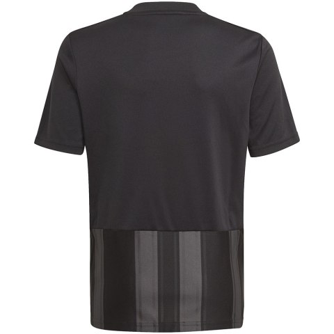 Koszulka dla dzieci adidas Striped 21 Jersey czarno-szara GN7634 Koszulka dla dzieci adidas Striped 21 Jersey czarno-szara GN7634