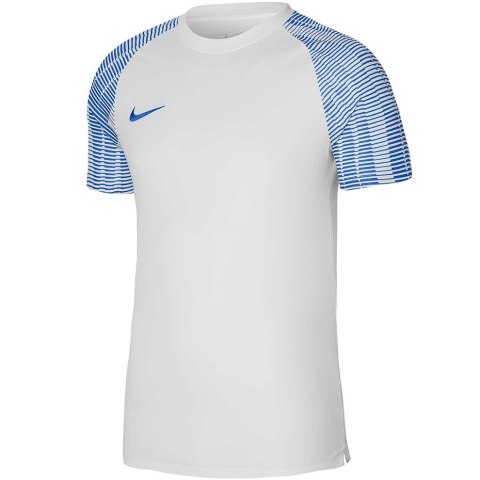 Koszulka męska Nike Dri-FIT Academy JSY SS biało-niebieska DH8031 102 Koszulka męska Nike Dri-FIT Academy JSY SS biało-niebieska DH8031 102