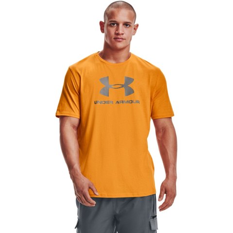 Koszulka męska Under Armour Sportstyle Logo SS pomarańczowa 1329590 755 Koszulka męska Under Armour Sportstyle Logo SS pomarańczowa 1329590 755