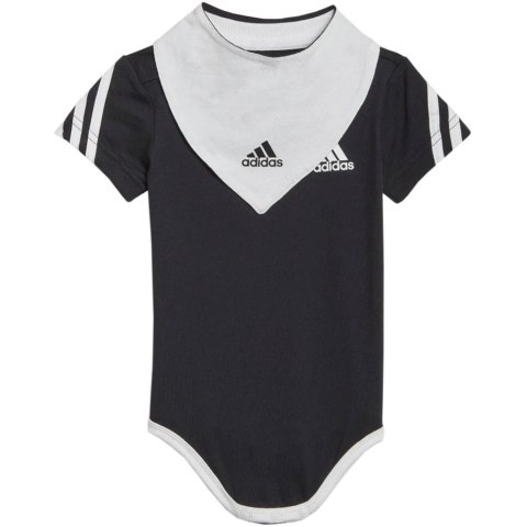 Body dla dzieci adidas I FI GIFT SET czarno-białe HF1974 Body dla dzieci adidas I FI GIFT SET czarno-białe HF1974