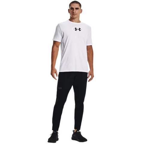Koszulka męska Under Armour Repeat Ss graphics biała 1371264 100 Koszulka męska Under Armour Repeat Ss graphics biała 1371264 100