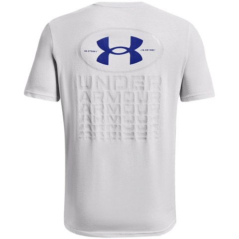 Koszulka męska Under Armour Repeat Ss graphics szara 1371264 014 Koszulka męska Under Armour Repeat Ss graphics szara 1371264 014