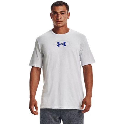 Koszulka męska Under Armour Repeat Ss graphics szara 1371264 014 Koszulka męska Under Armour Repeat Ss graphics szara 1371264 014