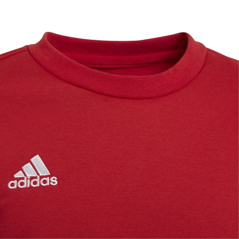 Bluza dla dzieci adidas Entrada 22 Sweat Top czerwona H57473 Bluza dla dzieci adidas Entrada 22 Sweat Top czerwona H57473