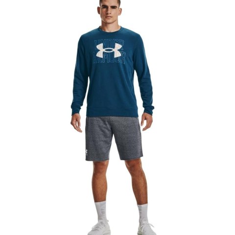Bluza męska Under Armour UA Rival Terry Logo Crew niebieska 1370391 458 Bluza męska Under Armour UA Rival Terry Logo Crew niebieska 1370391 458