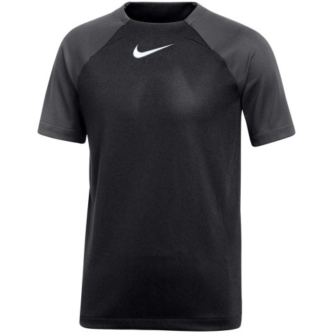 Koszulka dla dzieci Nike DF Academy Pro SS Top K czarno-szara DH9277 011 Koszulka dla dzieci Nike DF Academy Pro SS Top K czarno-szara DH9277 011