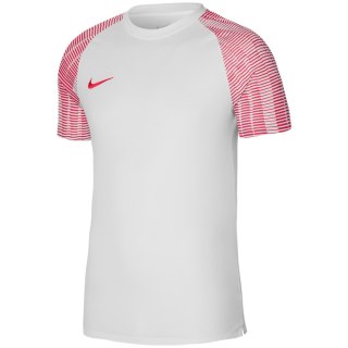 Koszulka dla dzieci Nike Df Academy Jsy SS biało-czerowna DH8369 100