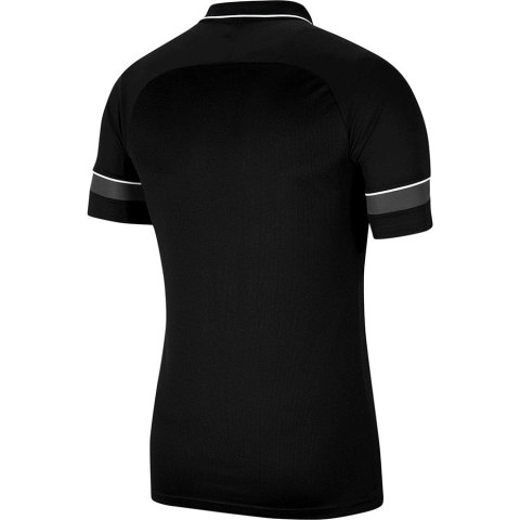 Koszulka dla dzieci Nike Dri-FIT Academy 21 Polo SS czarna CW6106 014 Koszulka dla dzieci Nike Dri-FIT Academy 21 Polo SS czarna CW6106 014