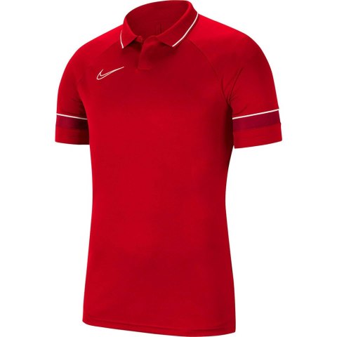 Koszulka dla dzieci Nike Dri-FIT Academy 21 Polo SS czerwona CW6106 657 Koszulka dla dzieci Nike Dri-FIT Academy 21 Polo SS czerwona CW6106 657