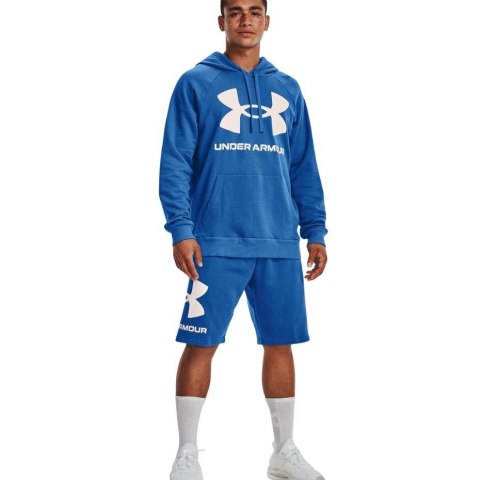 Spodenki męskie Under Armour Rival FLC Big Logo Shorts niebieskie 1357118 474 Spodenki męskie Under Armour Rival FLC Big Logo Shorts niebieskie 1357118 474