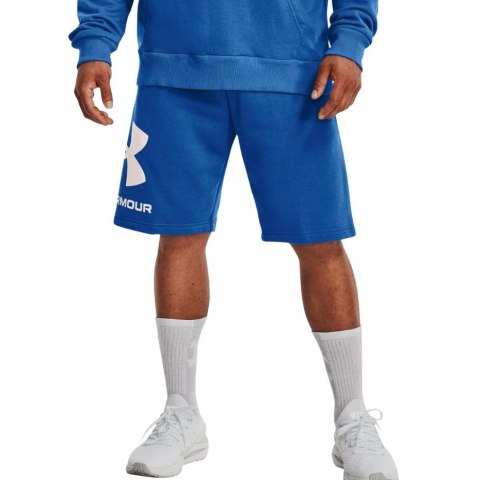 Spodenki męskie Under Armour Rival FLC Big Logo Shorts niebieskie 1357118 474 Spodenki męskie Under Armour Rival FLC Big Logo Shorts niebieskie 1357118 474
