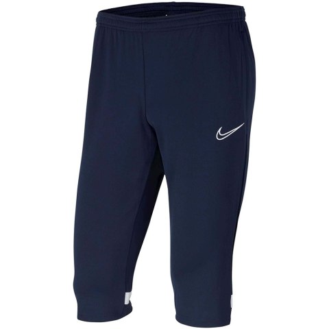 Spodnie dla dzieci Nike Dri-FIT Academy 21 3/4 Pants KP granatowe CW6127 451 Spodnie dla dzieci Nike Dri-FIT Academy 21 3/4 Pants KP granatowe CW6127 451