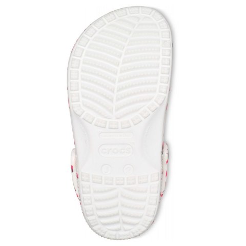 Chodaki dla dzieci Crocs Classic Party Kids biało-różowe 207826 1CW Chodaki dla dzieci Crocs Classic Party Kids biało-różowe 207826 1CW