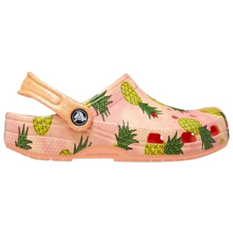 Chodaki dla dzieci Crocs Classic Party Kids pomarańczowe 207826 83E Chodaki dla dzieci Crocs Classic Party Kids pomarańczowe 207826 83E