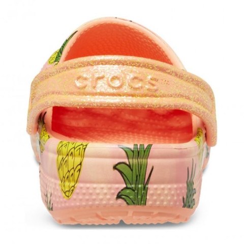 Chodaki dla dzieci Crocs Classic Party Kids pomarańczowe 207826 83E Chodaki dla dzieci Crocs Classic Party Kids pomarańczowe 207826 83E