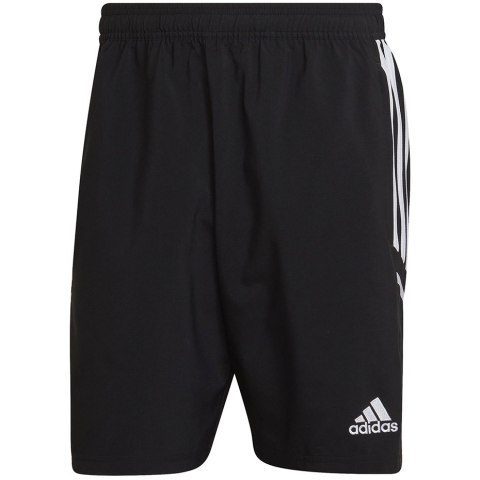 Spodenki męskie adidas Condivo 22 Downtime czarno-białe H21275 Spodenki męskie adidas Condivo 22 Downtime czarno-białe H21275
