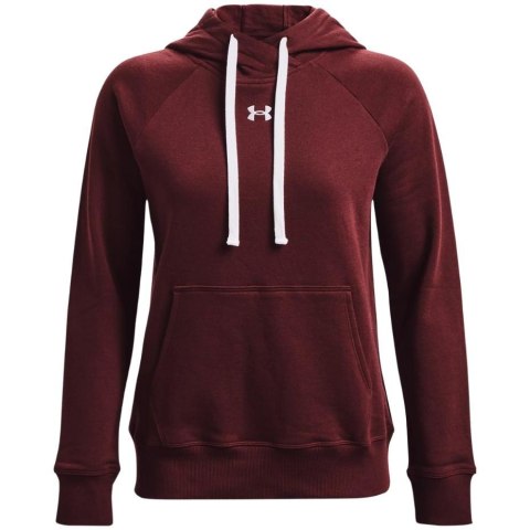 Bluza damska Under Armour Rival Fleece HB Hoodie czerwona 1356317 690 Bluza damska Under Armour Rival Fleece HB Hoodie czerwona 1356317 690