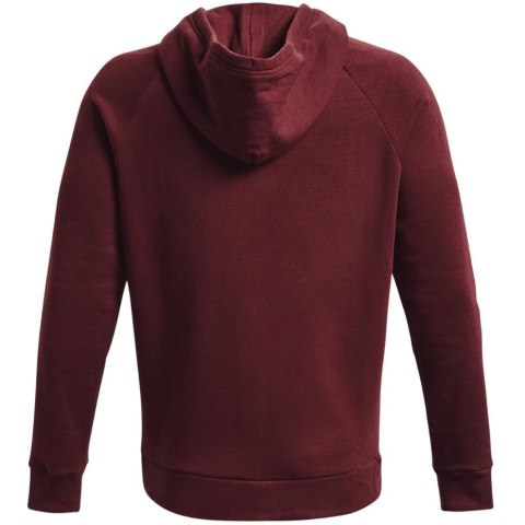 Bluza męska Under Armour Rival Fleece FZ Hoodie bordowa 1357111 690 Bluza męska Under Armour Rival Fleece FZ Hoodie bordowa 1357111 690