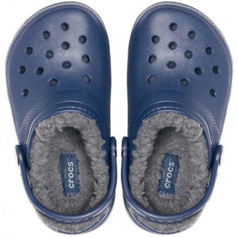 Chodaki dla dzieci Crocs Lined Clog granatowe 207009 459 Chodaki dla dzieci Crocs Lined Clog granatowe 207009 459