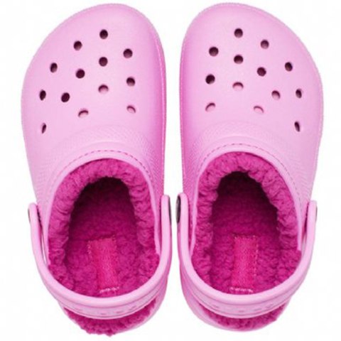 Chodaki dla dzieci Crocs Lined Clog różowe 207009 6SW Chodaki dla dzieci Crocs Lined Clog różowe 207009 6SW