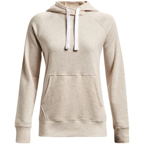 Bluza damska Under Armour Rival Fleece HB Hoodie beżowa 1356317 783 Bluza damska Under Armour Rival Fleece HB Hoodie beżowa 1356317 783