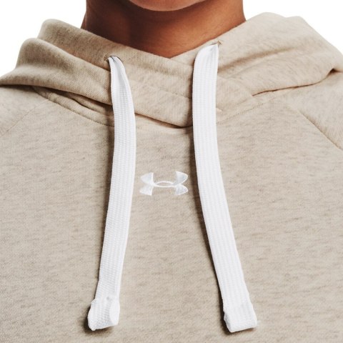 Bluza damska Under Armour Rival Fleece HB Hoodie beżowa 1356317 783 Bluza damska Under Armour Rival Fleece HB Hoodie beżowa 1356317 783