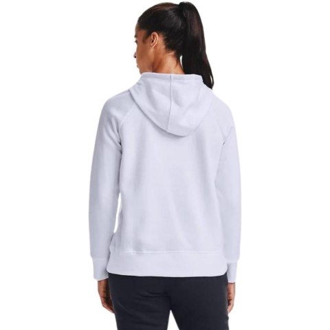 Bluza damska Under Armour Rival Fleece HB Hoodie biała 1356317 100 Bluza damska Under Armour Rival Fleece HB Hoodie biała 1356317 100