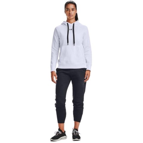 Bluza damska Under Armour Rival Fleece HB Hoodie biała 1356317 100 Bluza damska Under Armour Rival Fleece HB Hoodie biała 1356317 100