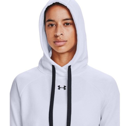 Bluza damska Under Armour Rival Fleece HB Hoodie biała 1356317 100 Bluza damska Under Armour Rival Fleece HB Hoodie biała 1356317 100