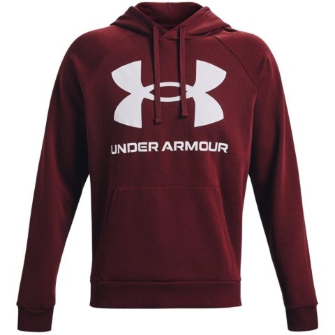 Bluza męska Under Armour Rival Fleece Big Logo HD bordowa 1357093 690 Bluza męska Under Armour Rival Fleece Big Logo HD bordowa 1357093 690
