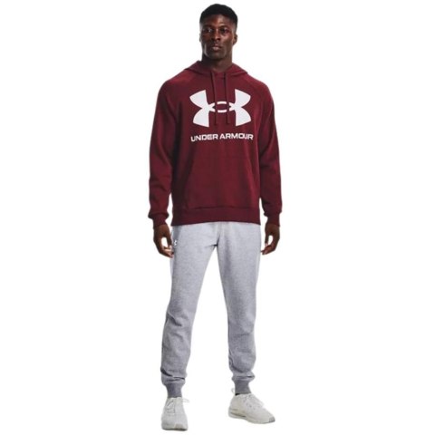 Bluza męska Under Armour Rival Fleece Big Logo HD bordowa 1357093 690 Bluza męska Under Armour Rival Fleece Big Logo HD bordowa 1357093 690