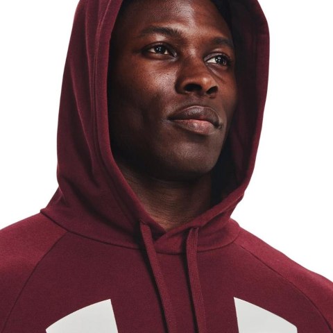 Bluza męska Under Armour Rival Fleece Big Logo HD bordowa 1357093 690 Bluza męska Under Armour Rival Fleece Big Logo HD bordowa 1357093 690