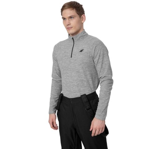 Bluza polarowa męska 4F chłodny jasny szary melanż H4Z22 BIMP010 27M Bluza polarowa męska 4F chłodny jasny szary melanż H4Z22 BIMP010 27M