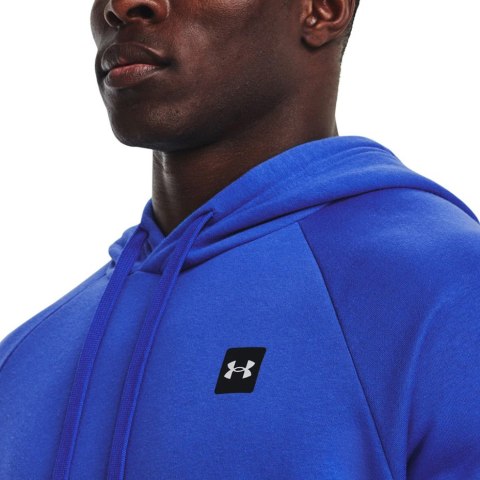 Bluza męska Under Armour Rival Fleece Hoodie niebieska 1357092 486 Bluza męska Under Armour Rival Fleece Hoodie niebieska 1357092 486
