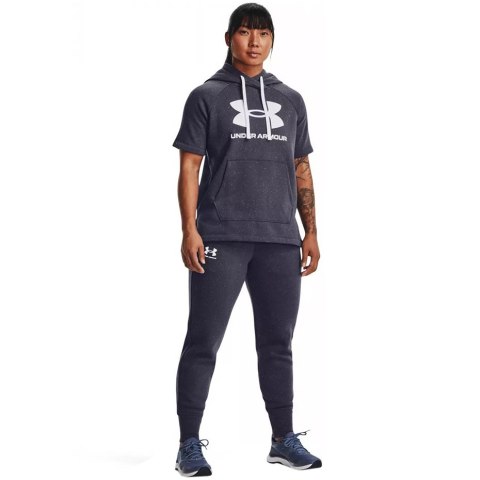 Spodnie damskie Under Armour Rival Fleece Jogger szare 1356416 558 Spodnie damskie Under Armour Rival Fleece Jogger szare 1356416 558