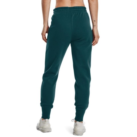 Spodnie damskie Under Armour Rival Fleece Joggers zielone 1356416 716 Spodnie damskie Under Armour Rival Fleece Joggers zielone 1356416 716