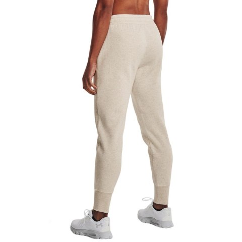 Spodnie damskie Under Armour Rival Fleece kremowe 1356416 783 Spodnie damskie Under Armour Rival Fleece kremowe 1356416 783