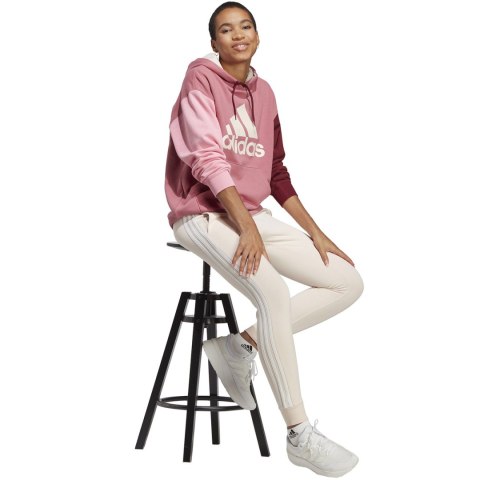 Bluza damska adidas Essentials Big Logo Oversized French Terry Hoodie różowa IC9869 Bluza damska adidas Essentials Big Logo Oversized French Terry Hoodie różowa IC9869