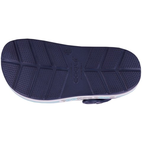 Chodaki dla dzieci Coqui Lindo granatowo-białe 6423-415-2132 Chodaki dla dzieci Coqui Lindo granatowo-białe 6423-415-2132