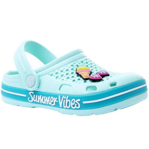 Chodaki dla dzieci Coqui Lindo miętowo-turkusowe 6423-409-4419 Chodaki dla dzieci Coqui Lindo miętowo-turkusowe 6423-409-4419