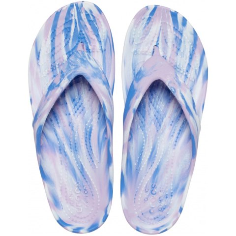 Klapki damskie Crocs Kadee II Marbled Flip W niebiesko-różowe 208331 5PT Klapki damskie Crocs Kadee II Marbled Flip W niebiesko-różowe 208331 5PT