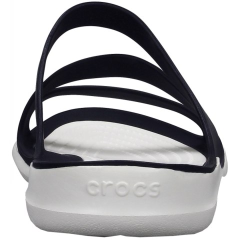 Klapki damskie Crocs Swiftwater Sandal W granatowo-białe 203998 462 Klapki damskie Crocs Swiftwater Sandal W granatowo-białe 203998 462