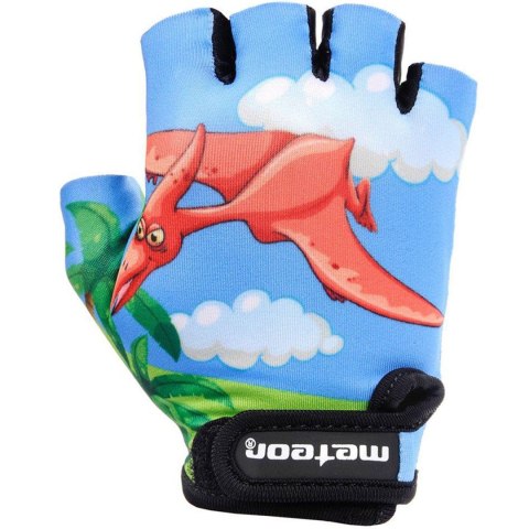 Rękawiczki rowerowe dla dzieci Meteor Dinosaur 23380-23381 Rękawiczki rowerowe dla dzieci Meteor Dinosaur 23380-23381