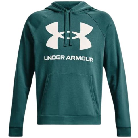 Bluza męska Under Armour Rival Fleece Big Logo HD zielona 1357093 722 Bluza męska Under Armour Rival Fleece Big Logo HD zielona 1357093 722